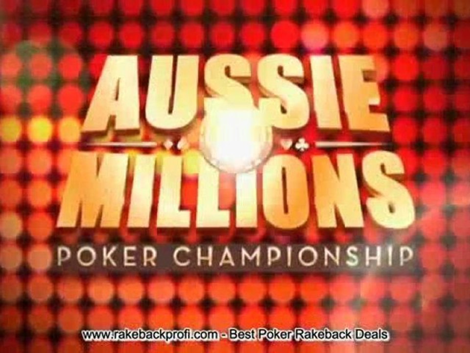 Aussie Millions 2011 Episode 10 1-3