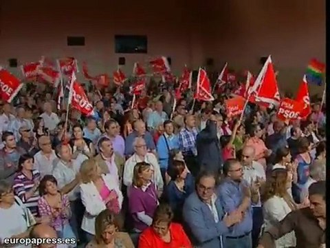 Trinidad Jiménez en acto primarias de Coslada