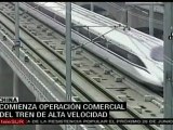 China lanzó tren de alta velocidad