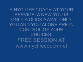 New York Life Coach - Free 1 Hour Consultation from a life coach in NYC (+career coaching)