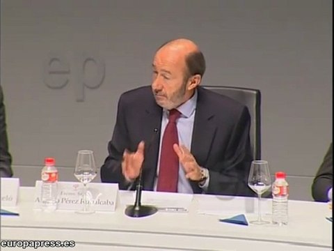 Alfredo Pérez Rubalcaba sobre encuestas y Zapatero T