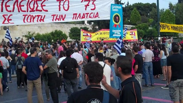 Αγανακτισμένοι στο Σύνταγμα 20η ημέρα