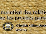 Le maintien des relations avec les parents proches - Cours APBIF, Cheikh Gilles Sadek