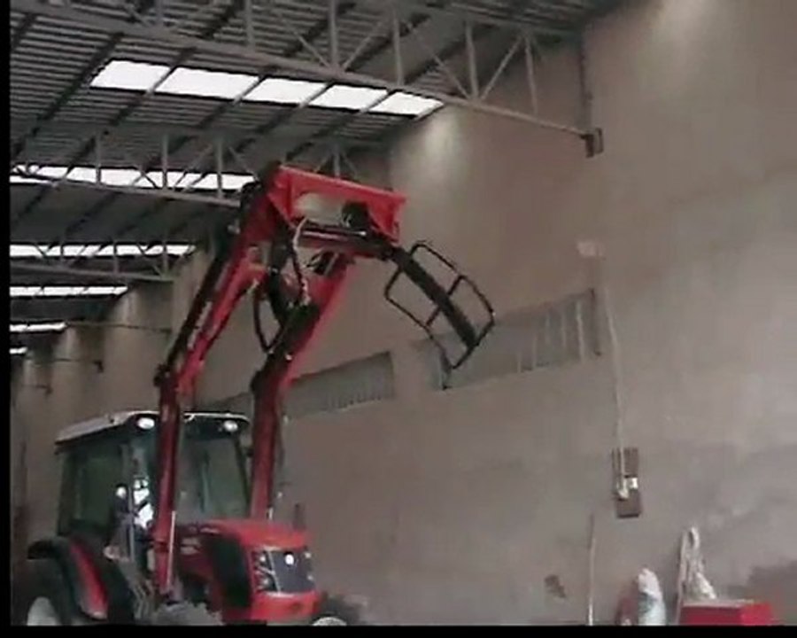 traktör kepçe rulo sılaj tutma ataçmanı