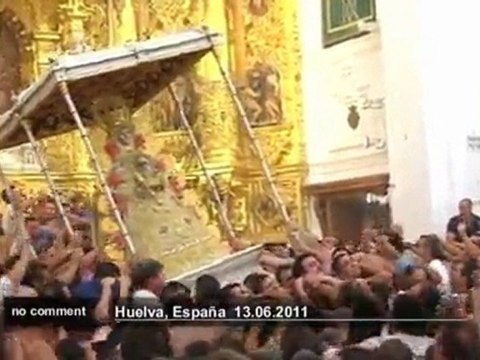 La Blanca Paloma pilgrimage in Spain - no comment