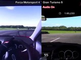 Forza Motorsport 4 vs Gran Turismo 5 - Top Gear Test Track