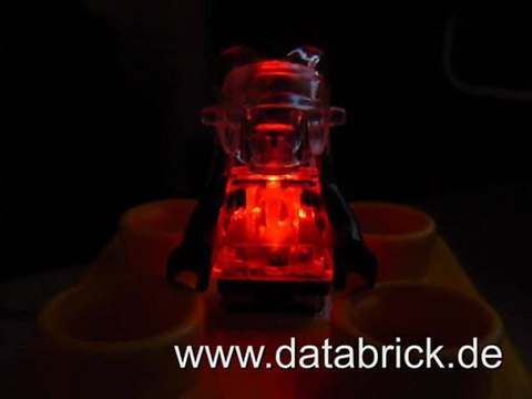 8GB lecteur flash USB figurine transparente