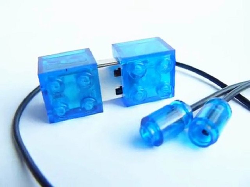 lecteur flash USB briques collier fait sur mesure avec lego
