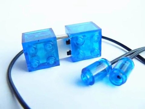 lecteur flash USB briques collier fait sur mesure avec lego