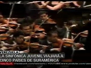Sinfónica juvenil de Venezuela inicia gira en Suramérica