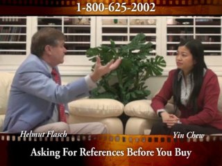 Asking for references before you buy