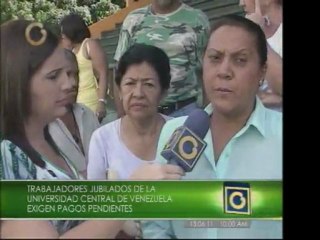 UCV Aragua reclama pagos