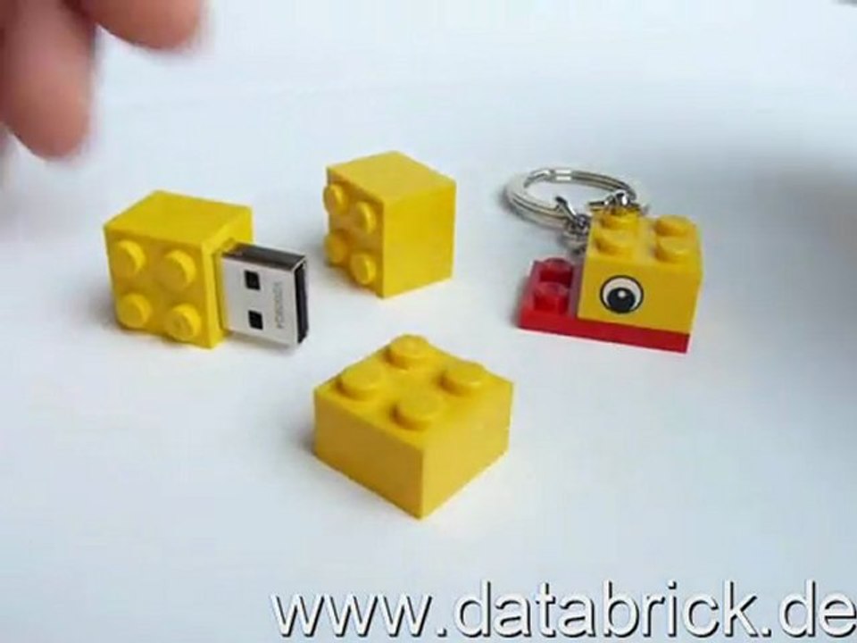 Usb stick de canard réalisées avec des briques lego
