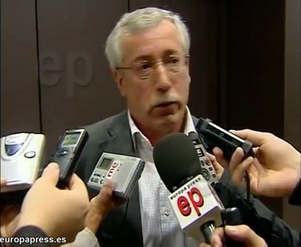 Toxo valora los datos del paro