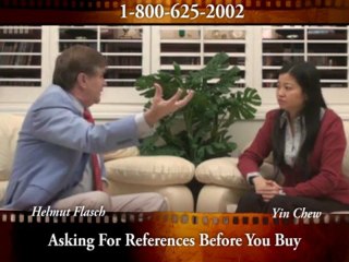 Asking for references before you buy