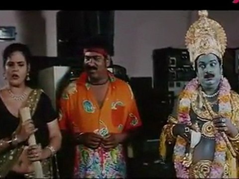 Raghu Babu romance with a girl in theatre - Comedy scene from Telugu Movie