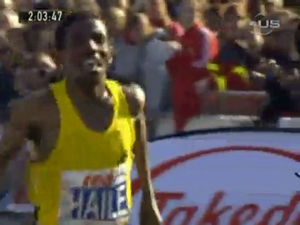 Το παγκόσμιο ρεκόρ του Γκεμπρεσελασιέ στο μαραθώνιο του Βερολίνου (2008)