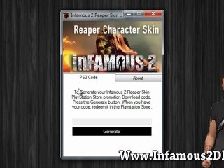 Download Infamous 2 Reaper Character DLC Code Free on PS3