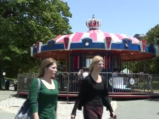 Busker David Gonzalez in Boston's Public Garden