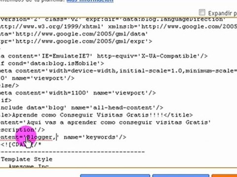 Como Generar Visitas Gratis- Poner Keywords o palabras clave