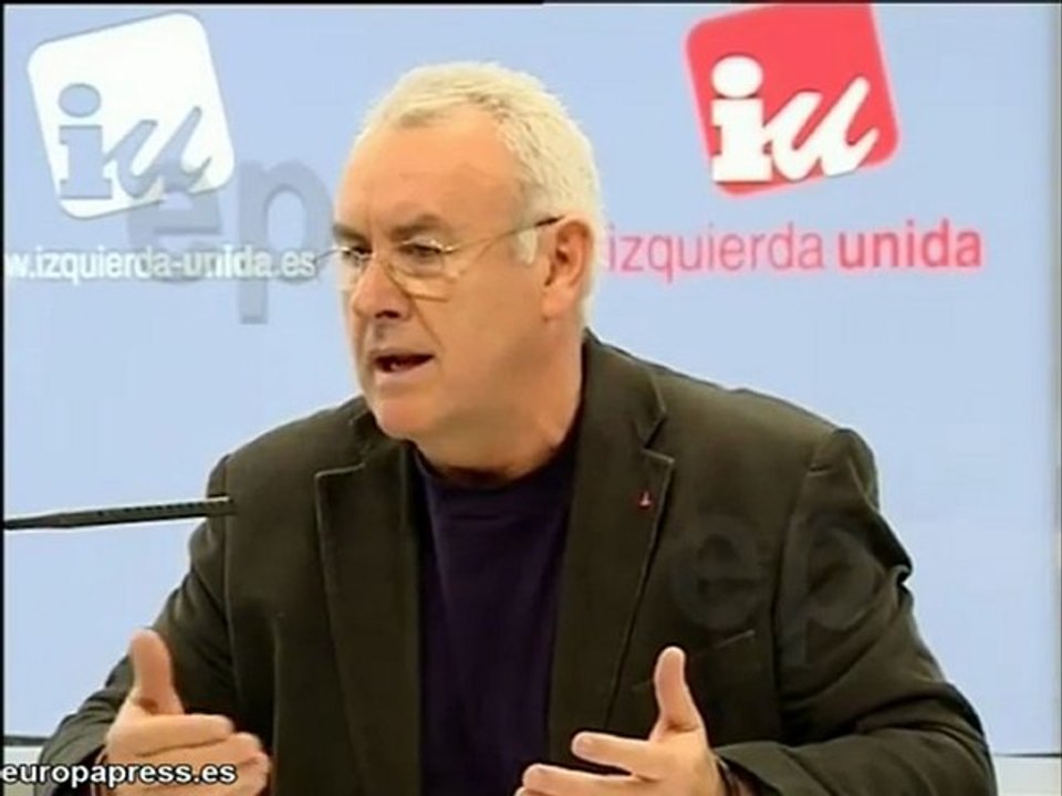 Cayo Lara sobre el gasto de la visita del Papa