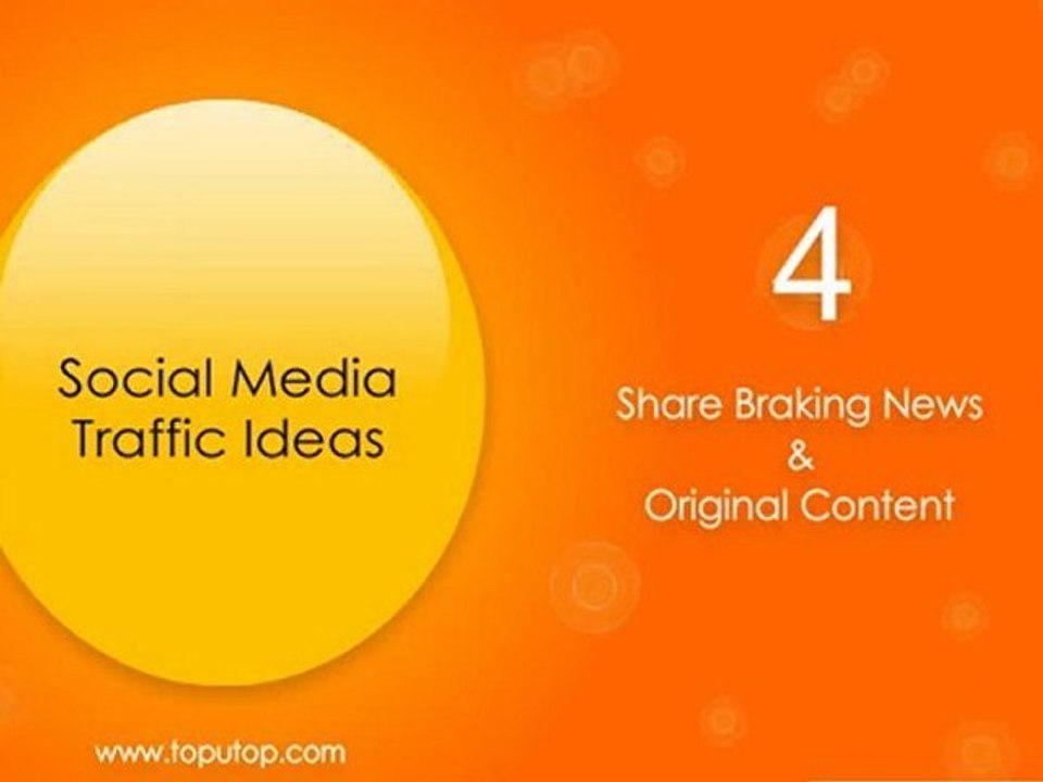 Social Media Traffic Ideas