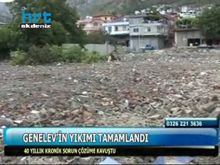 genelevin yıkımı tamamlandı