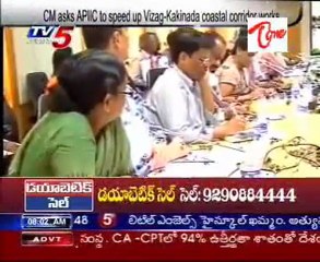 CM asks APIIC to speed up Vizag-Kakinada coastal coridor works