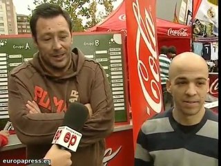 Torneo de futbolín entre madridistas y atléticos