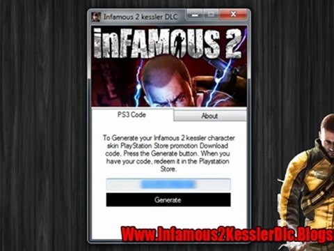 Infamous 2 Kessler Character Skin DLC Free Download on PS3