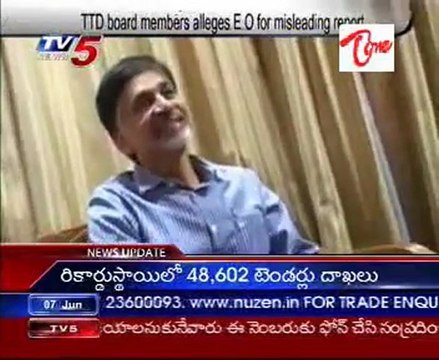TTD board members alleges E O for misleading report