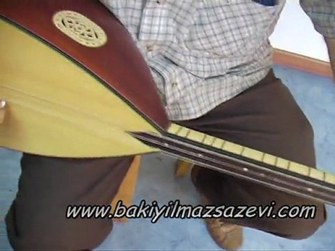 Ardıç bağlama kısa sap mat 41cm baki yilmaz saz evinden (Juniper short neck)