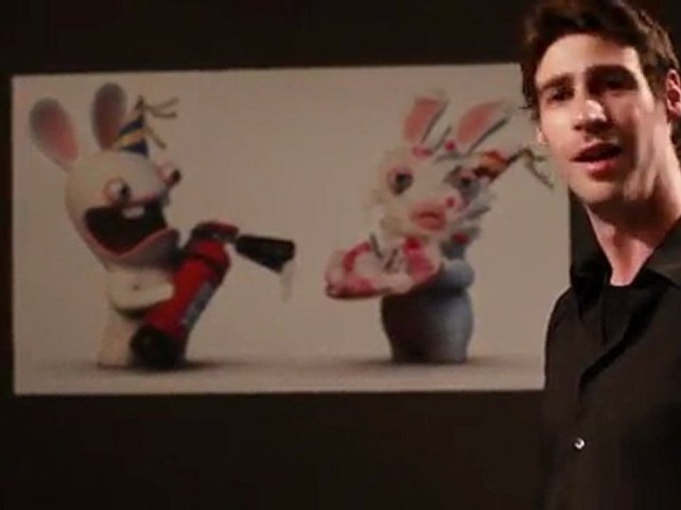 E3 2011 : jeux et interviews Ubisoft : Céline Tellier (Rayman), Antoine Henry (Lapins Crétins), Alexandre Breault (ACR)