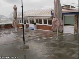 Fuerte oleaje en Vizcaya