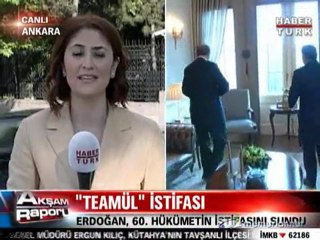 Başbakan Erdoğan istifasını sundu