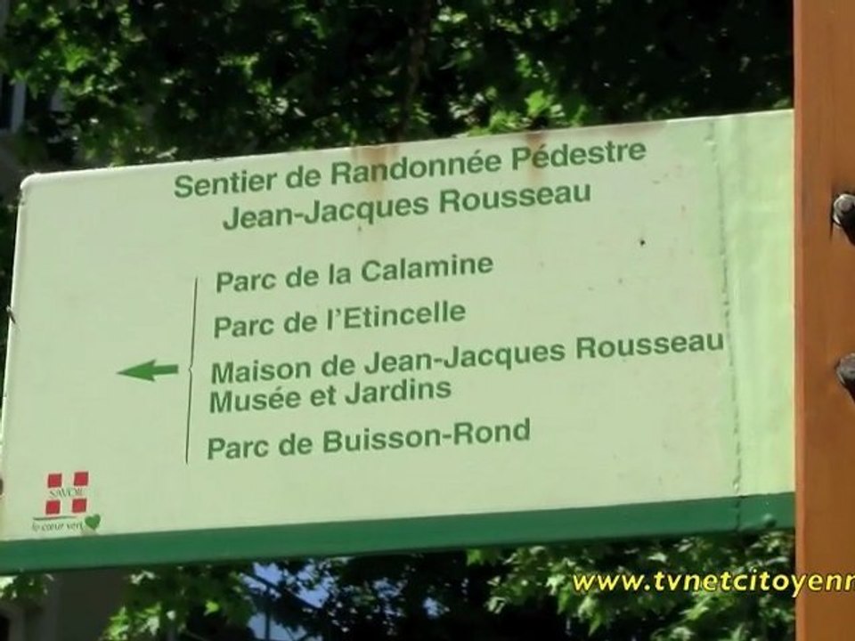 JJ.Rousseau, privé de sentiers pédestres à Chambéry