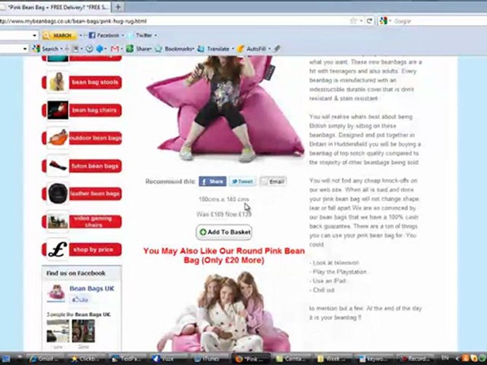 Pink Bean Bags UK - Choosing Cool And Funky Kids Bed room...