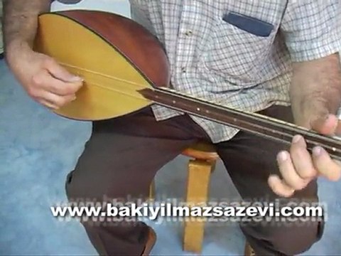 Ardıç bağlama kısa sap mat 38cm baki yilmaz saz evinden(Juniper short neck)