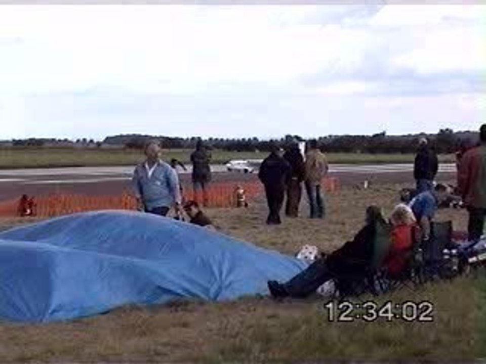 Crash énorme avion rc à turbines