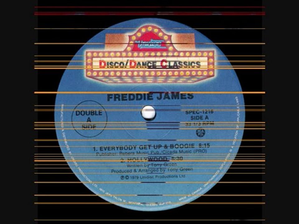 Freddie James - Everybody get up and boogie (1979)