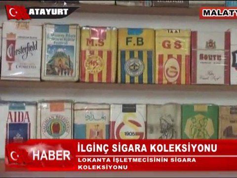 MALATYA - LOKANTA İŞLETMECİSİNİN SİGARA KOLEKSİYONU
