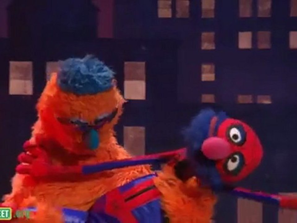 Sesame Street parodies 'Spider-Man: Turn off the Dark'