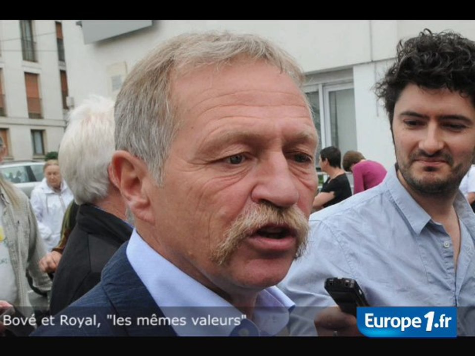 Bové et Royal, "les mêmes valeurs"