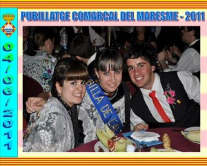 Elecció del Pubillatge Comarcal del Maresme 2011 (Sopar)