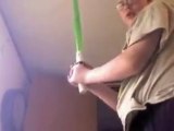 Son of Star Wars Kid [With 2 Lightsabers!] REMIX!