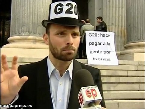 Activistas se concentran en contra del G20