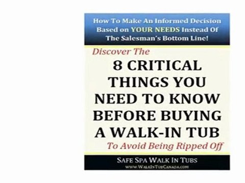 Walk In Tubs Canada - Can I Shower in a Walk In Tub?