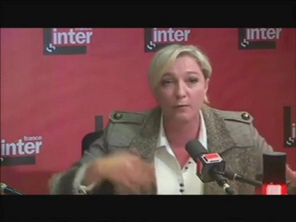 Marine Le Pen invitée de France Inter le 14 06 2011