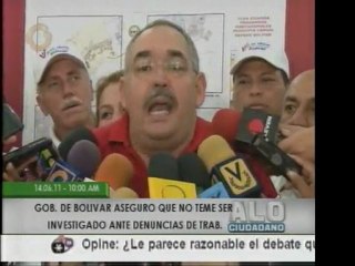 Gobernador de Bolívar no teme investigación