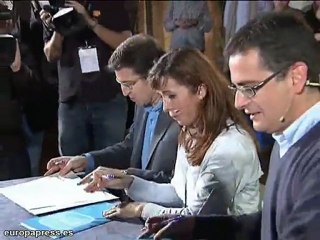 El PP firma el 'Compromiso de Barcelona'